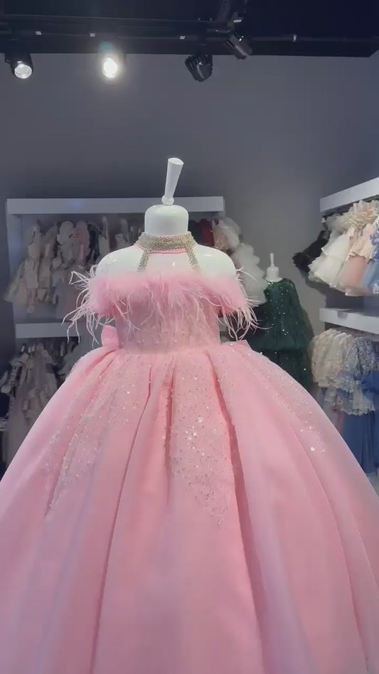 Most talked about Pink ball dress